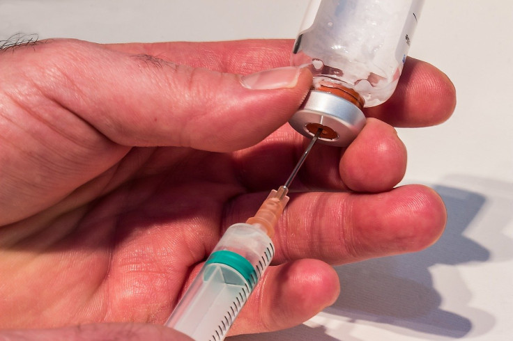 Vial of vaccine