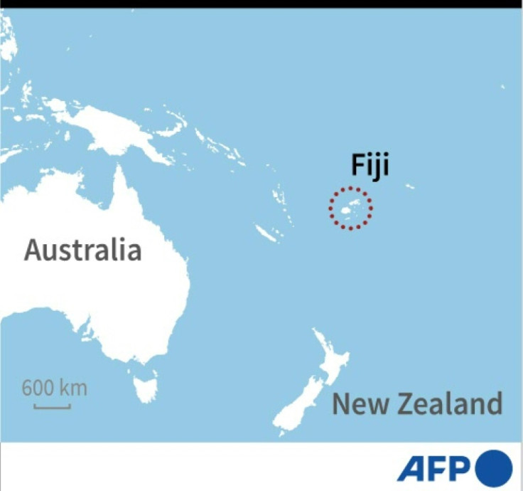 Map locating Fiji where the miliary has been called into help with the "maintenance of security," December 22, following an electyion that looked set to remove the country's leader