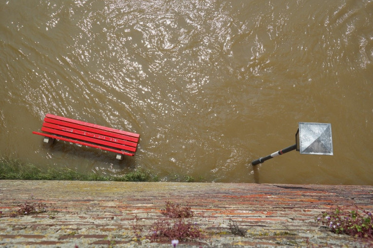 Flood waters