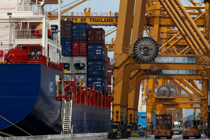 A view of the Port of Bangkok, Thailand