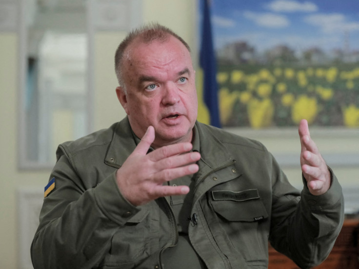 Kotin, head of the Ukraine's state nuclear power company Energoatom, speaks during an interview with Reuters