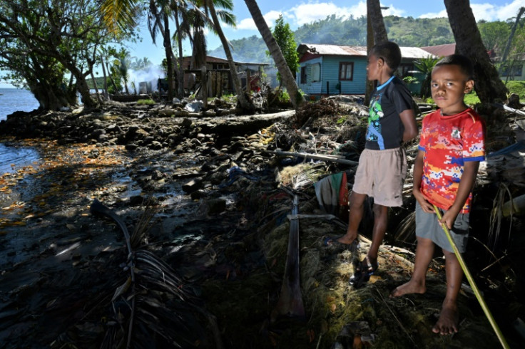 Fiji estimates more than 600 communities could be forced to move away from the coast, including 42 villages under urgent threat