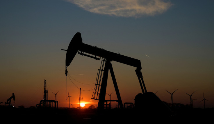 Pump jacks on an oil field in Emlichheim