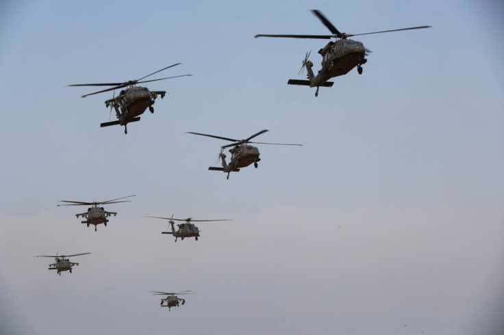 U.S. Black Hawk helicopters attend Silver Arrow 2020 military exercise in Adazi