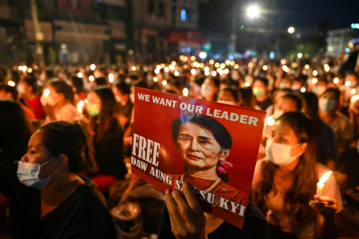 Aung San Suu Kyi and other civilian leaders were arrested as the junta seized power