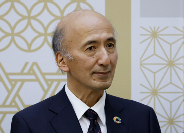 The Organization of Global Financial City Tokyo Chairman Nakaso attends a meeting with Lord Mayor of the City of London Keaveny in Tokyo