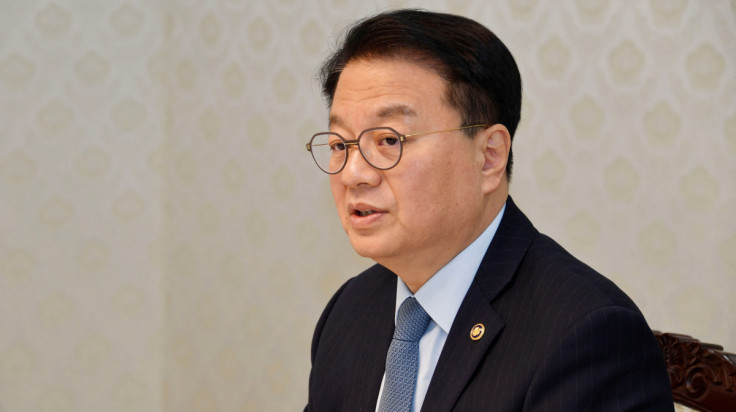 South Korea's 1st Vice Minister of Economy and Finance Bang Ki-sun, speaks during an interview in Seoul