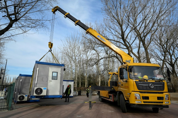 Cities across China are finding new uses for the thousands of Covid testing booths and makeshift quarantine centres that are no longer needed