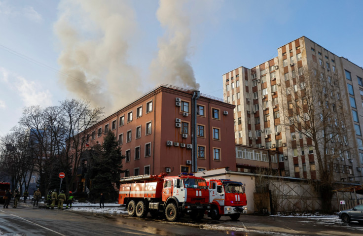 Aftermath of recent shelling in Donetsk