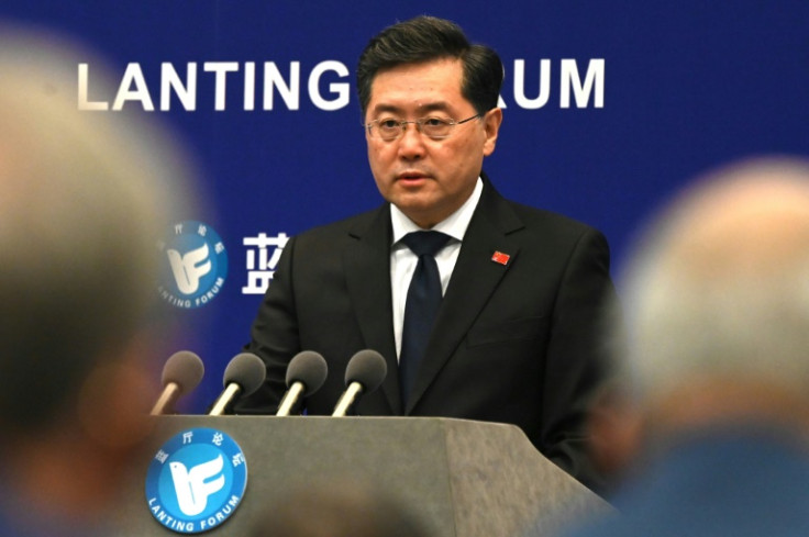 Chinese Foreign Minister Qin Gang slammed attempts to "contain China" at a security conference in Beijing on Tuesday