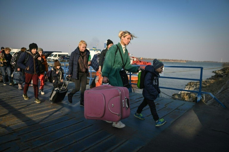 Ukrainian refugees flooded over the border into Romania nearly a year ago
