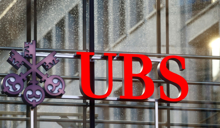 The logo of Swiss bank UBS is seen in Zurich