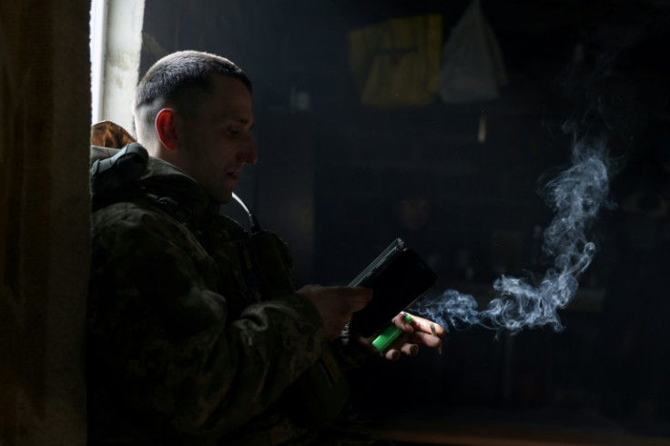 Ukrainian President Volodymyr Zelensky paid tribute to the soldiers fighting the 'painful and difficult' battle in the eastern Donbas region