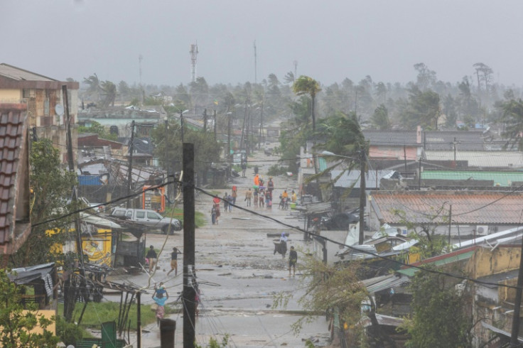 UNICEF said rains had abated on Monday but Mozambique's coastal city of Quelimane remained without access to clean running water.