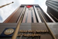 A view of the Monetary Authority of Singapore's headquarters in Singapore