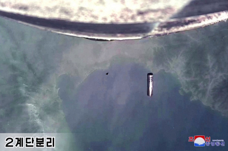 Test launch of a new solid-fuel intercontinental ballistic missile (ICBM) Hwasong-18