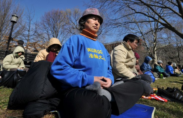 China's Ministry of Public Security has taken aim at dissidents from the Falun Gong group, the US Justice Department says