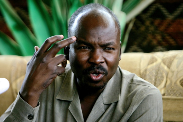Ahmed Harun, pictured in 2012 when he was governor of Sudan's South Kordofan state, is wanted for crimes against humanity and war crimes in Darfur
