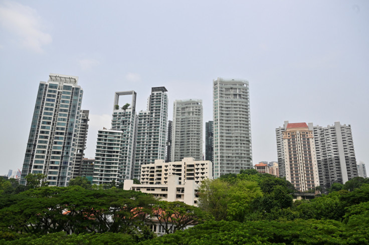 A view of private residential properties near Orchard Road in Singapore