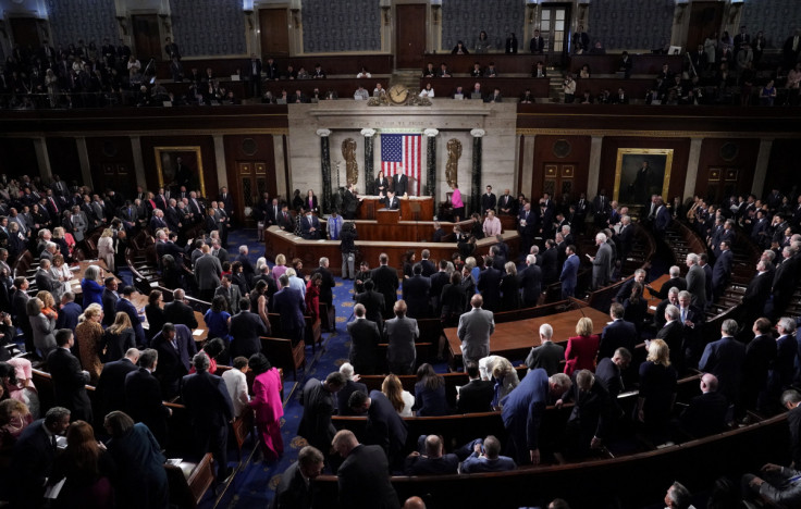 South Korea's President Yoon Suk Yeol addresses a joint meeting of Congress in Washington