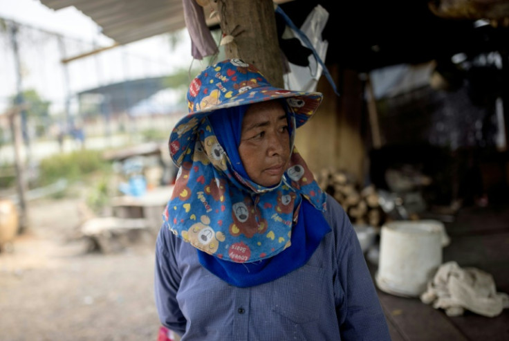 "Life after the pandemic is very hard," construction worker Preeya Phunatung said of her hand-to-mouth existence