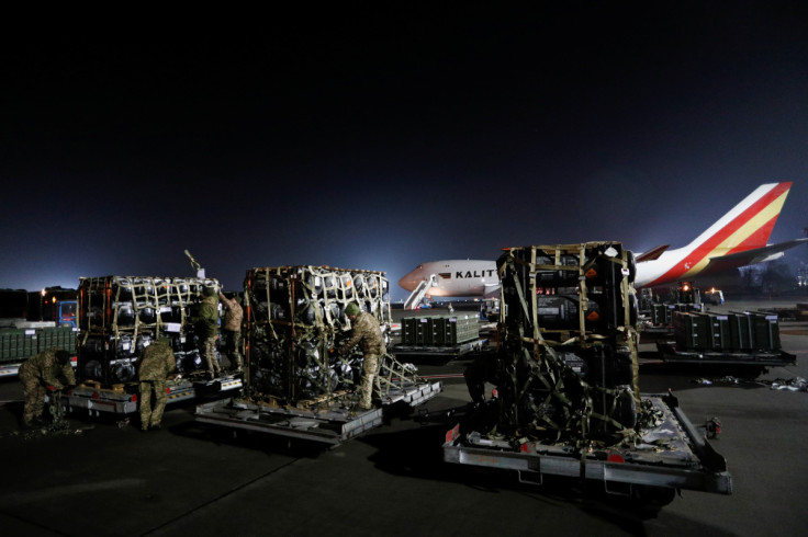 Ukraine receives shipment of U.S. military aid at Boryspil airport