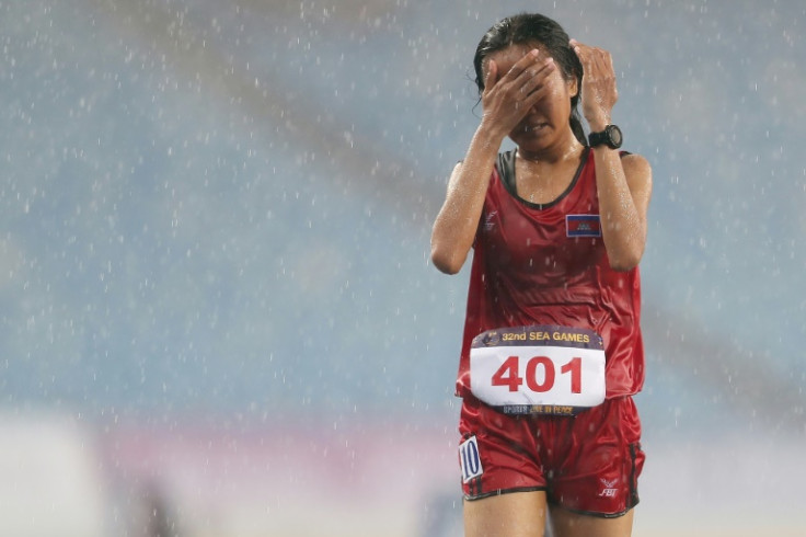 Pictures of Cambodia's Bou Samnang crying in the rain was some of the defining images of the Southeast Asian Games