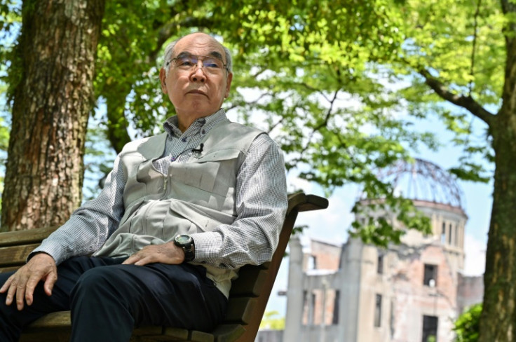 Masao Ito, 82, is one of a dwindling number of 'hibakusha', survivors of the nuclear bombings of Hiroshima and Nagasaki in 1945