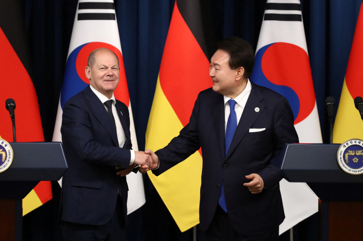 Germany's Scholz holds summit with South Korean President Yoon in Seoul