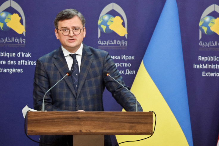 Ukrainian Foreign Minister Dmytro Kuleba meets Iraqi counterpart Fuad Hussein in Baghdad