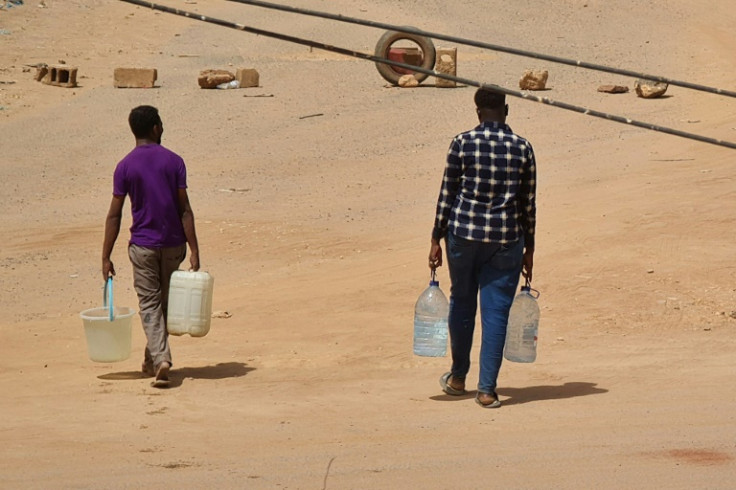 Many inhabitants of Khartoum are in desperate need of drinking water, with some reopening wells or using pots to draw water from the Nile river